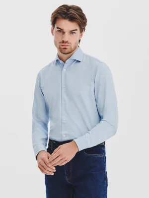 PAKO LORENTE - Jasnoniebieska koszula jeansowa