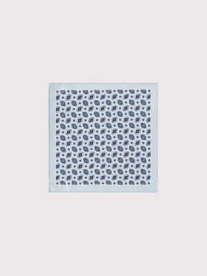 PAKO LORENTE – Jasnoniebieska poszetka męska we wzory