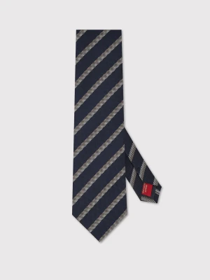 PAKO LORENTE - Jedwabny krawat męski w pasy