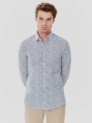 PAKO LORENTE – Koszula męska w kwiatki długi rękaw