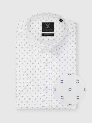 PAKO LORENTE - Koszula męska w niebieski mikrowzór