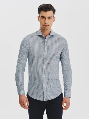 PAKO LORENTE - Koszula męska we wzór geometryczny