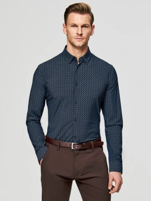 PAKO LORENTE – Koszula męska we wzór geometryczny