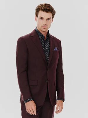 PAKO LORENTE – Marynarka garniturowa w kolorze burgundowym