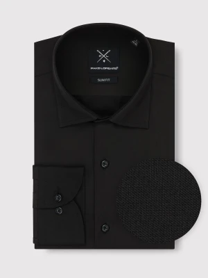 PAKO LORENTE – Męska elegancka koszula w kolorze czarnym