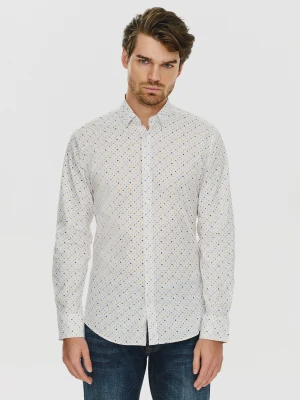 PAKO LORENTE – Męska koszula w mikrowzór P24SF-1X-020-B-S - Pako Lorente