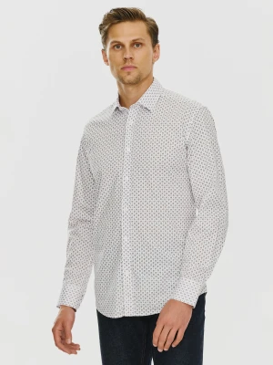 PAKO LORENTE – Męska koszula w subtelny wzór P24SF-1X-025-B-S - Pako Lorente