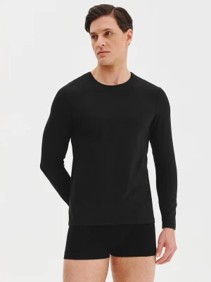 PAKO LORENTE – Męski longsleeve w czarnym kolorze, dwupak