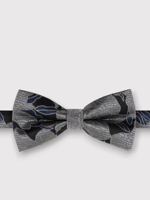 PAKO LORENTE - Mucha męska z szarym kwiatowym wzorem