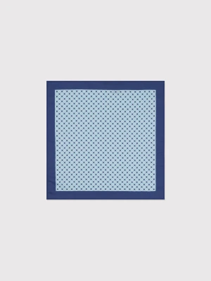 PAKO LORENTE – Niebieska poszetka w kwiatki