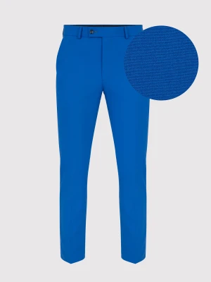 PAKO LORENTE – Niebieskie spodnie garniturowe P22SF-6G-020-N-S