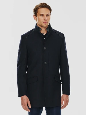 PAKO LORENTE – Płaszcz męski w kolorze granatowym