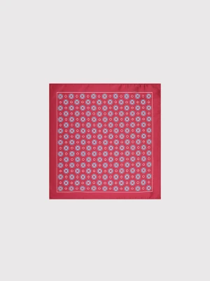 PAKO LORENTE – Różowa poszetka we wzór