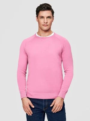 Zdjęcie produktu PAKO LORENTE – Różowy sweter męski o-neck