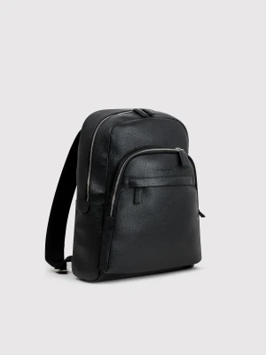 PAKO LORENTE – Skórzany plecak męski w kolorze czarnym