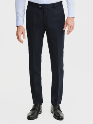 PAKO LORENTE – Spodnie garniturowe w kolorze granatowym