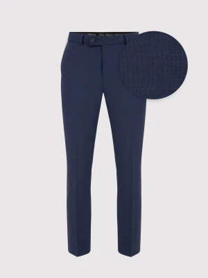 PAKO LORENTE – Spodnie garniturowe w kolorze granatowym