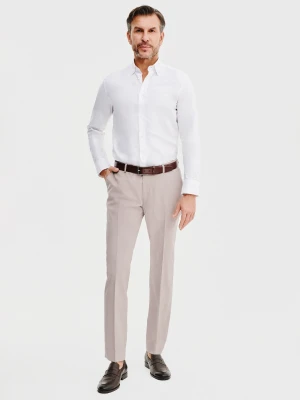 PAKO LORENTE – Spodnie garniturowe w kolorze różowym