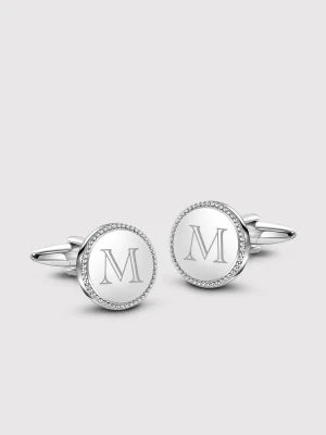 PAKO LORENTE – Srebrne spinki do mankietów