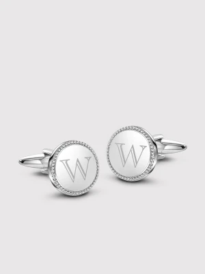 PAKO LORENTE – Srebrne spinki do mankietów