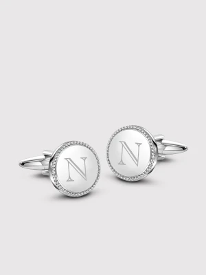 PAKO LORENTE – Srebrne spinki do mankietów