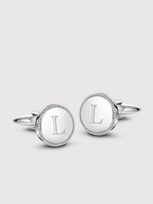 PAKO LORENTE – Srebrne spinki do mankietów