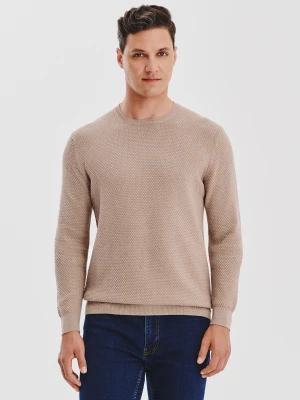 PAKO LORENTE - Sweter męski w kolorze beżowym