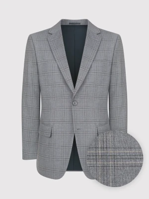 PAKO LORENTE – Szara marynarka casualowa w kratę