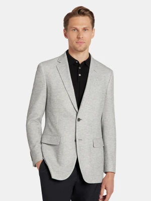 PAKO LORENTE - Szara marynarka melanż z dzianiny