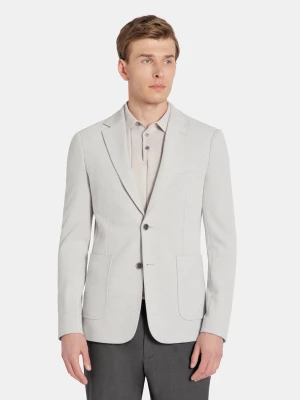 Zdjęcie produktu PAKO LORENTE - Szara marynarka z dzianiny