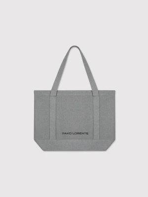 PAKO LORENTE - Szara torba materiałowa unisex