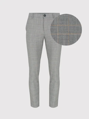 PAKO LORENTE – Szare męskie spodnie w kratkę P23SF-WX-010-S-S - Pako Lorente