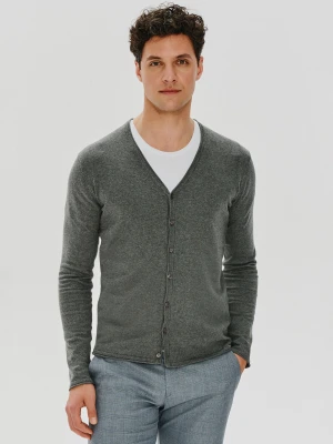 PAKO LORENTE – Szary kardigan męski P24SF-2X-004-S - Pako Lorente