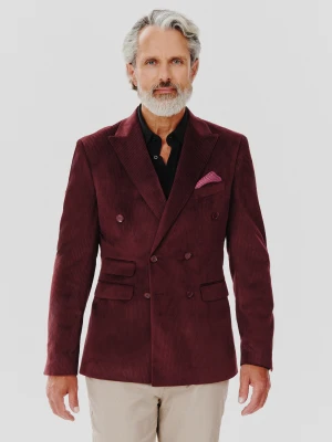 PAKO LORENTE – Sztruksowa dwurzędowa marynarka męska