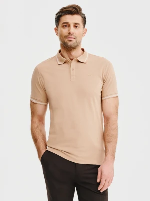 PAKO LORENTE – T-shirt polo w kolorze brązowym