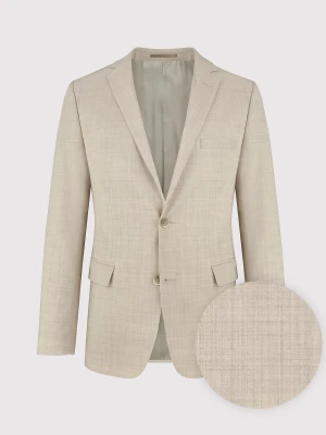 PAKO LORENTE – Wełniana marynarka garniturowa w kolorze beżowym