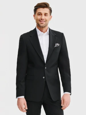 PAKO LORENTE – Wełniana marynarka garniturowa w kolorze czarnym