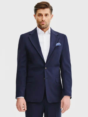 PAKO LORENTE – Wełniana marynarka garniturowa w kolorze granatowym
