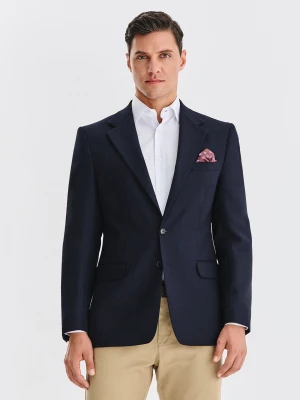 PAKO LORENTE - Wełniana marynarka w kolorze granatowym