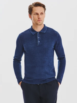 PAKO LORENTE - Wełniany sweter polo