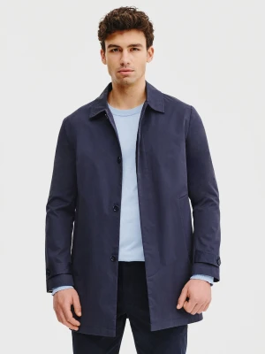 PAKO LORENTE – Wiosenny płaszcz męski w kolorze granatowym