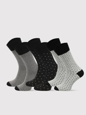 PAKO LORENTE - Zestaw skarpet męskich szaro-czarny