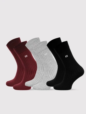 PAKO LORENTE - Zestaw skarpet męskich w prążek