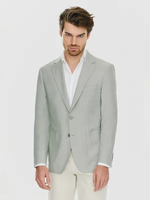 PAKO LORENTE – Zielona marynarka męska bez podszewki