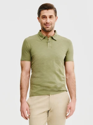 PAKO LORENTE – Zielone bawełniane polo