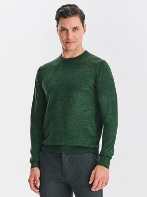 PAKO LORENTE – Zielony sweter męski z wełną