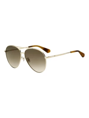 Pale Gold/Brown Shaded Sunglasses Kate Spade