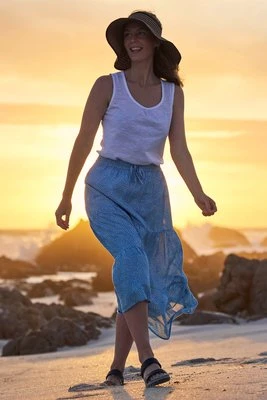 Palermo damska warstwowa spódnica midi - Blue Mountain Warehouse