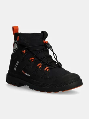 Palladium buty PAMPA LITE+ XPLR WP+ damskie kolor czarny na płaskim obcasie 74383-008-M