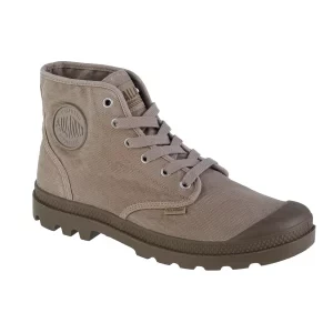 Palladium Pampa Hi 02352-297-M, Męskie, Szare, buty sneakers, tkanina, rozmiar: 45